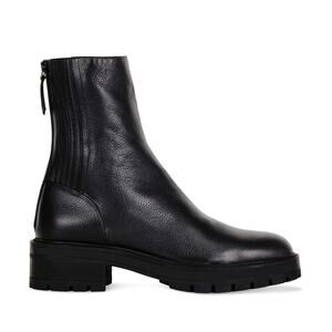 AQUAZURRA ITALY Saint Honore Zip Leather Combat Ankle Boot Farfetch 37.5 $950